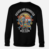 You'll Never Walk Alone - Personalized Autism Awareness All Over Shirt