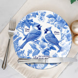 In Loving Memory - Personalized Memorial Ceramic Round Plate