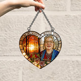 I'm Always With You - Personalized Memorial Window Hanging Suncatcher Ornament