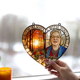 I'm Always With You - Personalized Memorial Window Hanging Suncatcher Ornament