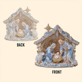 Crèche - Plaque acrylique chrétienne personnalisée en forme de jaquette