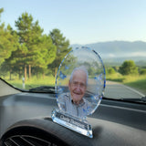 Je suis toujours avec toi - Plaque commémorative personnalisée pour tableau de bord de voiture