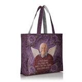 Custom Any PhotoI Will Cary You With Me - Personalized Memorial Quilted Tote Bag
