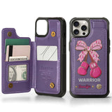 Warrior - Personalized Breast Cancer Awareness Wallet Phone Case