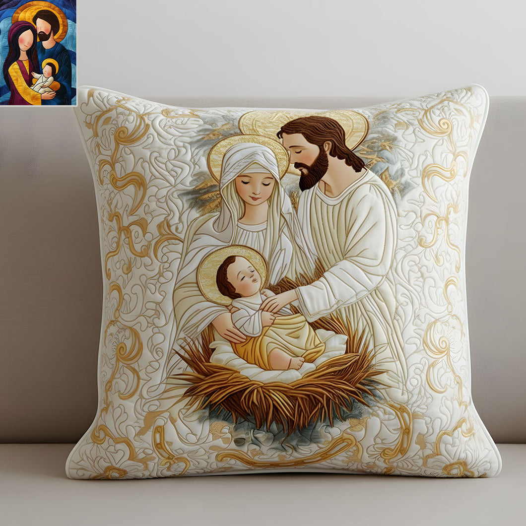 Bethlehem Starlight - Personalized Christian Throw Pillow