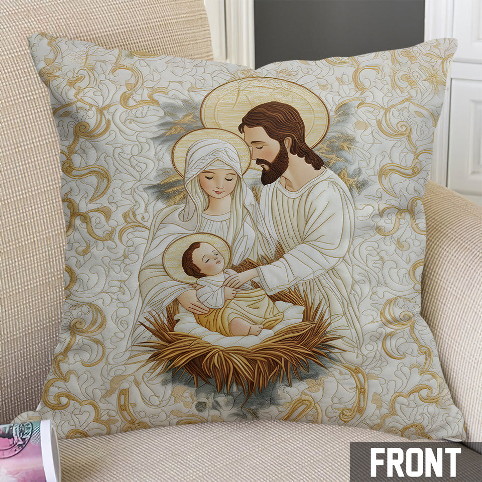 Bethlehem Starlight - Personalized Christian Throw Pillow