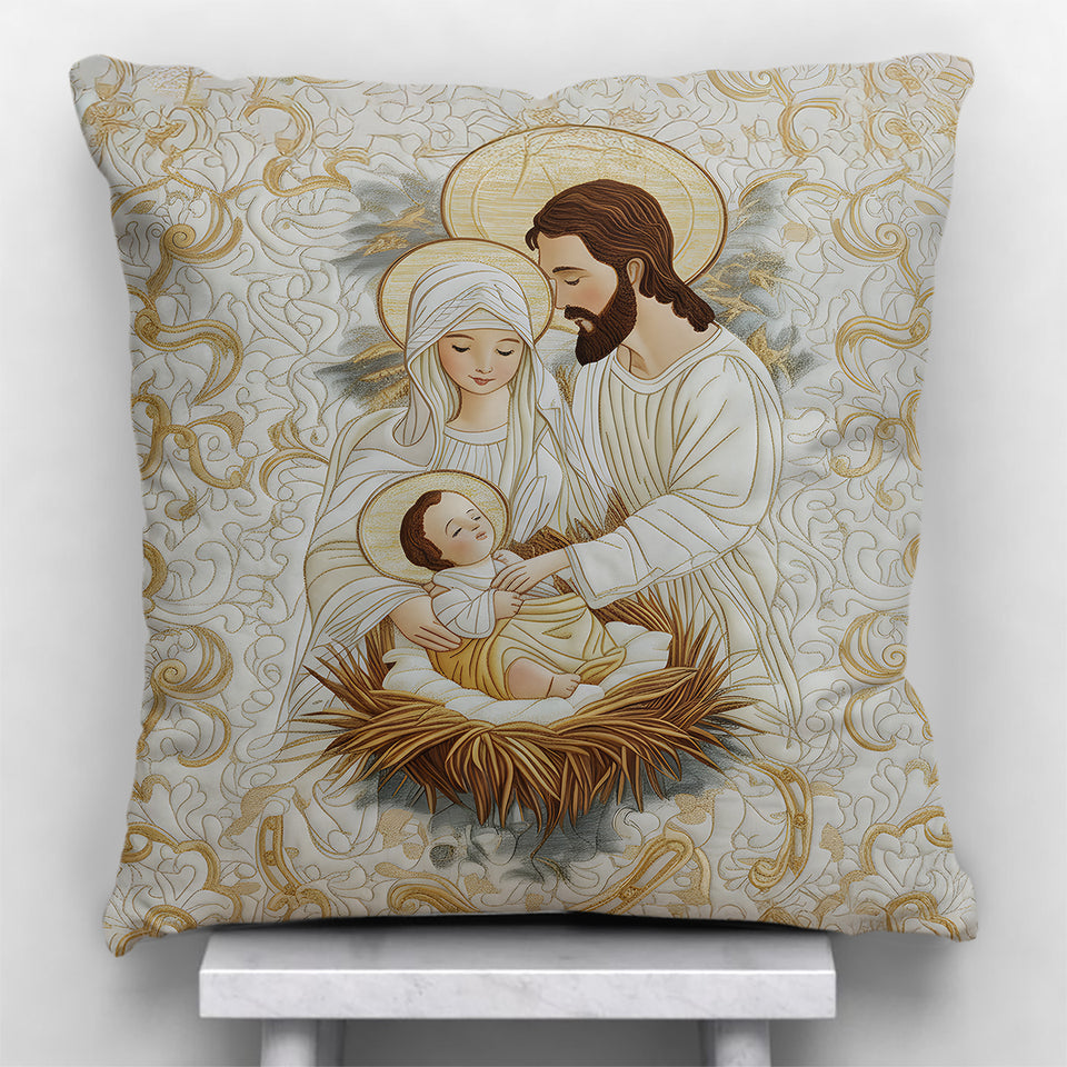 Bethlehem Starlight - Personalized Christian Throw Pillow