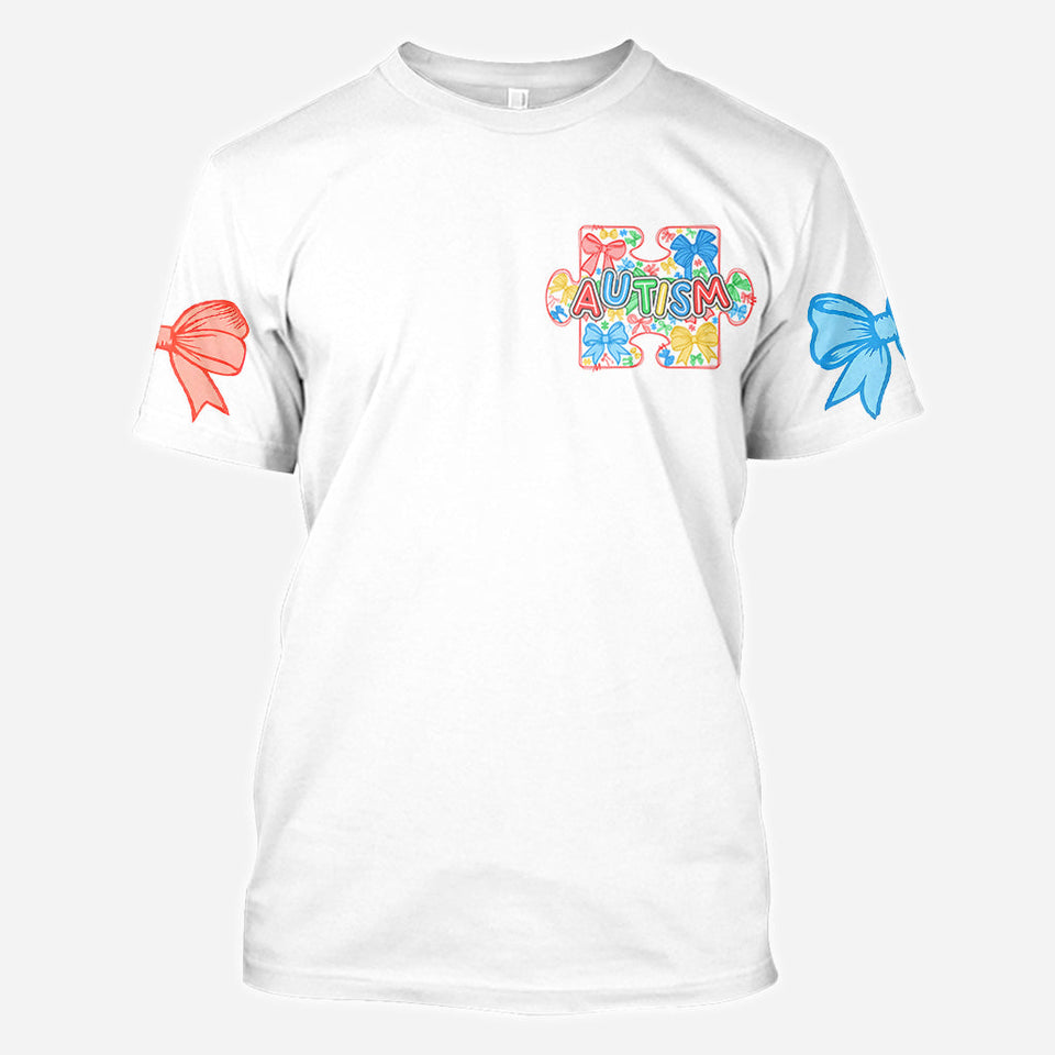 I Would Change The World For You - Autism Awareness All Over Shirt