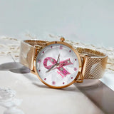 Breast Cancer Awareness - Personalized Breast Cancer Awareness Women Hand Watch