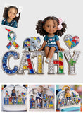 Autism Awareness - Personalized Autism Awareness Pin