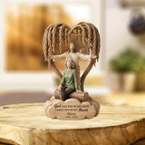 God Has You in His Arms - Personalized Memorial Custom Shaped Acrylic Plaque