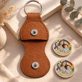 I Love You - Personalized Autism Awareness Pocket Coin Keychain