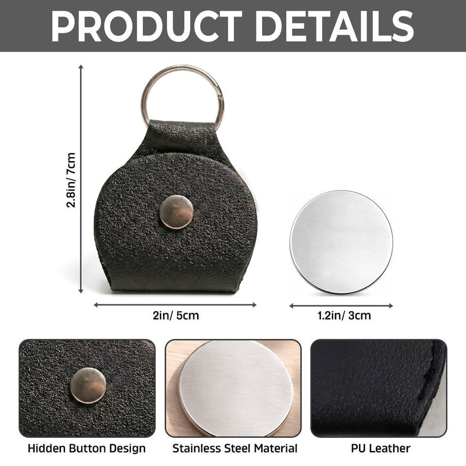 I Love You - Personalized Autism Awareness Pocket Coin Keychain