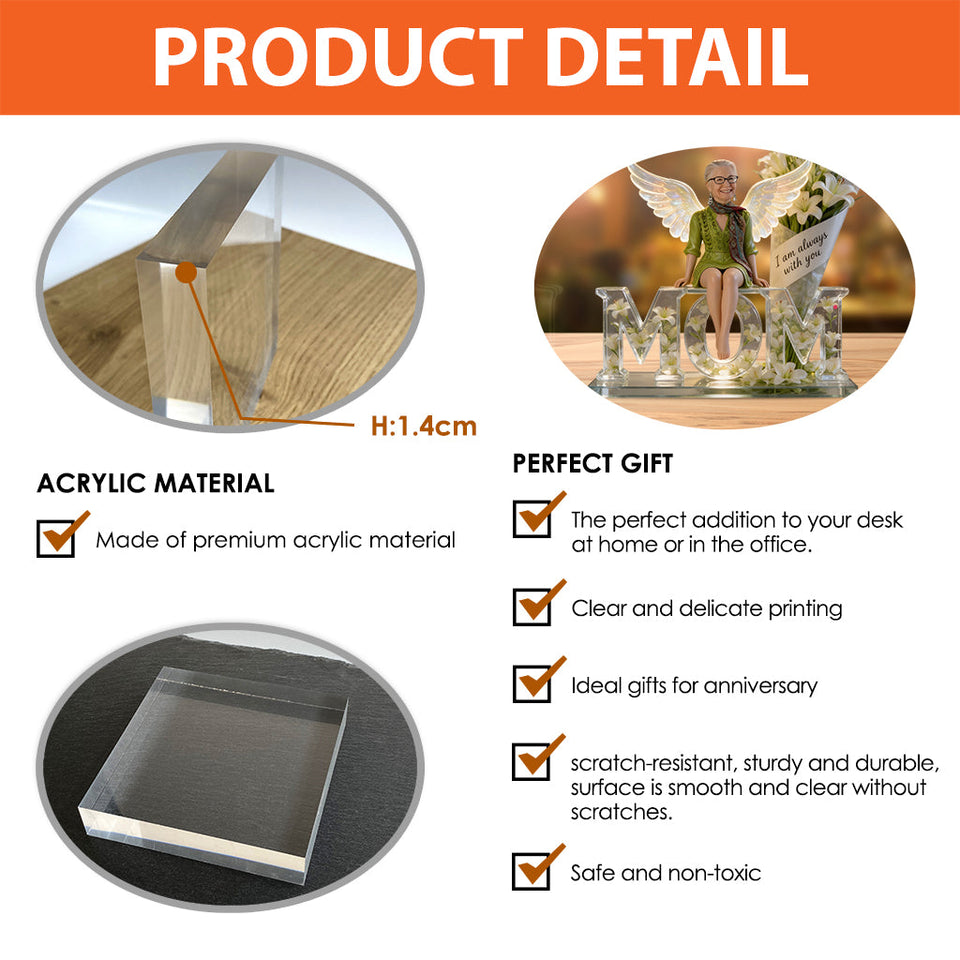 Custom Any Photo - Personalized Memorial Custom Shaped Acrylic Plaque