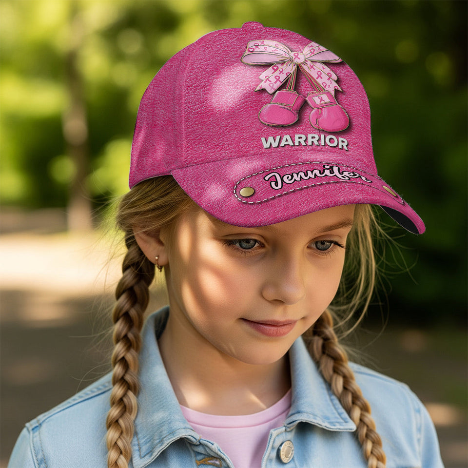 Warrior - Personalized Breast Cancer Awareness Classic Cap