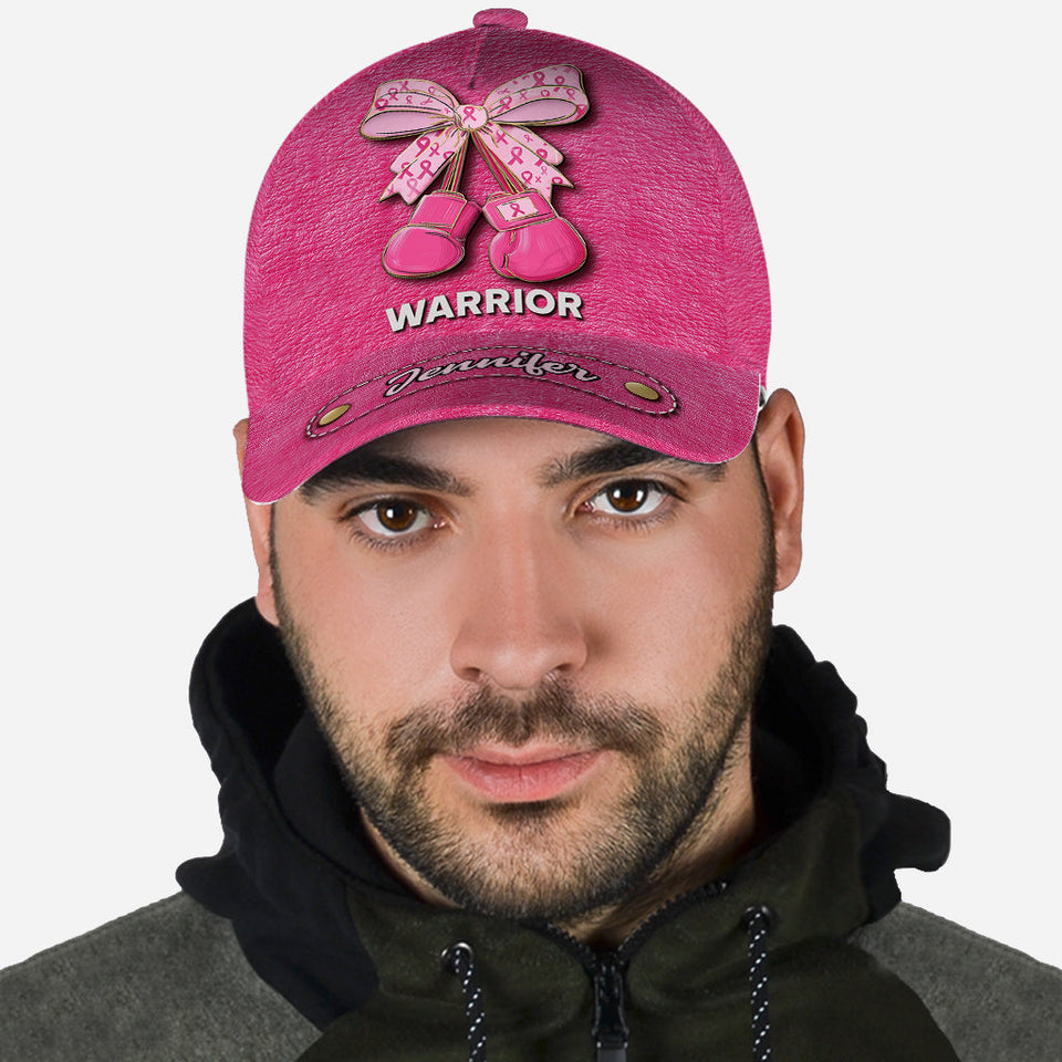 Warrior - Personalized Breast Cancer Awareness Classic Cap