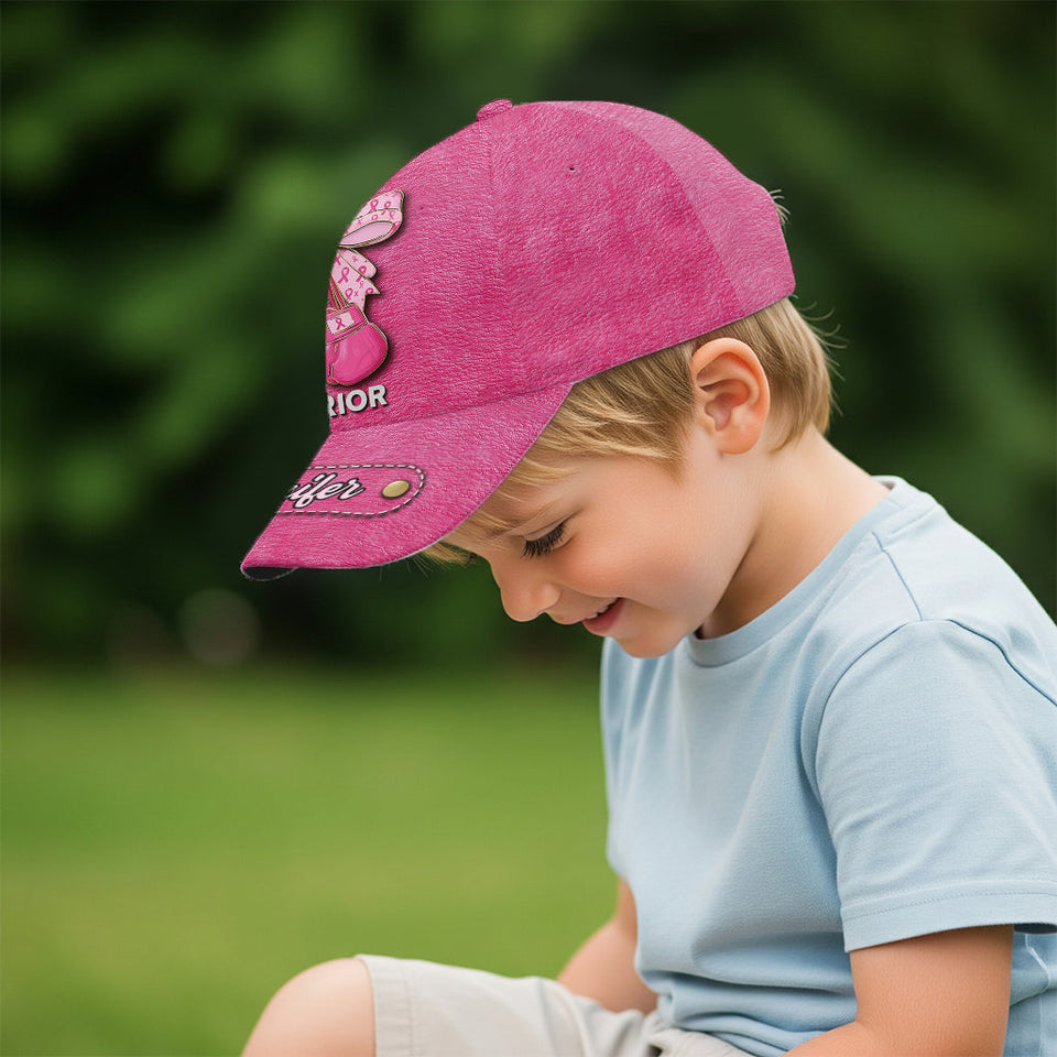 Warrior - Personalized Breast Cancer Awareness Classic Cap