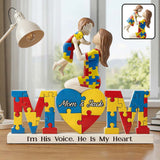 I'm His Voice - Personalized Autism Awareness Custom Shaped Acrylic Plaque
