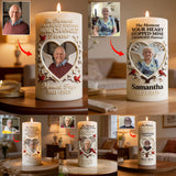 A Hug From Heaven - Personalized Memorial Flameless Candle