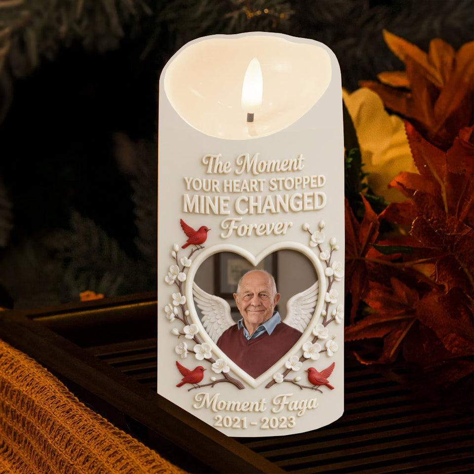 A Hug From Heaven - Personalized Memorial Flameless Candle
