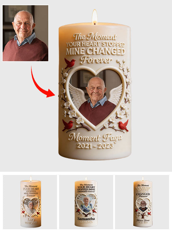 A Hug From Heaven - Personalized Memorial Flameless Candle