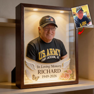 In Loving Memory - Personalized Memorial Custom Shaped Acrylic Plaque