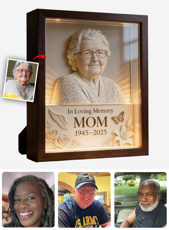 In Loving Memory - Personalized Memorial Custom Shaped Acrylic Plaque