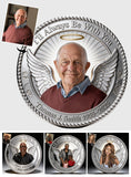 I'm Always With You - Personalized Memorial Pocket Coin Keychain