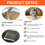 In Loving Memory Toile De Jouy Angel - Personalized Memorial Custom Shaped Acrylic Plaque