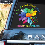 Accept Understand Love Autism Awareness Decal Full 0523