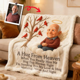 A Hug From Heaven - Personalized Memorial Blanket