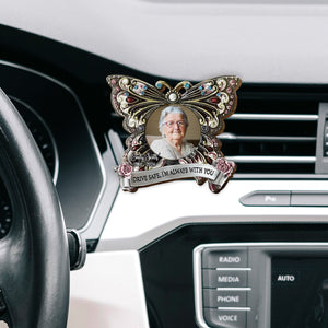 Always With You - Personalized Memorial Shaped Car Visor Clip