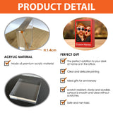 (TEST) Cadeau humoristique, style mascotte exagérée et cartoon - Plaque acrylique personnalisée pour couple (Copie)