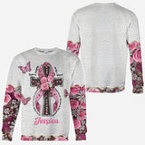 Faith Hope Love - Personalized Breast Cancer Awareness All Over Shirt