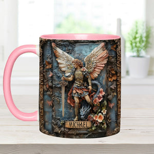 Archangel Michael - Personalized Christian Accent Mug