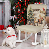 Ensemble de housses de chaises commémoratives personnalisées « Christmas In Heaven Cardinal »