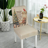 Ensemble de housses de chaises commémoratives personnalisées « Christmas In Heaven Cardinal »