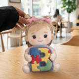 Autism Love Letter - Personalized Autism Awareness Plush Crossbag