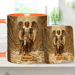 Archangel Michael - Personalized Christian Accent Mug