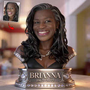 Memorial Statue - Personalized Memorial Custom Shaped Acrylic Plaque