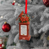Christmas In Heaven - In Loving Memorial - Personalized Memorial Flip Ornament