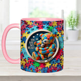 You Are My Heart - Personalized Autism Awareness Accent Mug