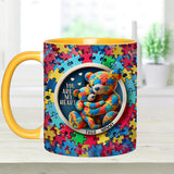 You Are My Heart - Personalized Autism Awareness Accent Mug