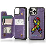 Autism Awareness - Personalized Autism Awareness Wallet Phone Case