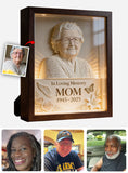 In Loving Memory - Personalized Memorial Wooden Frame LED Light