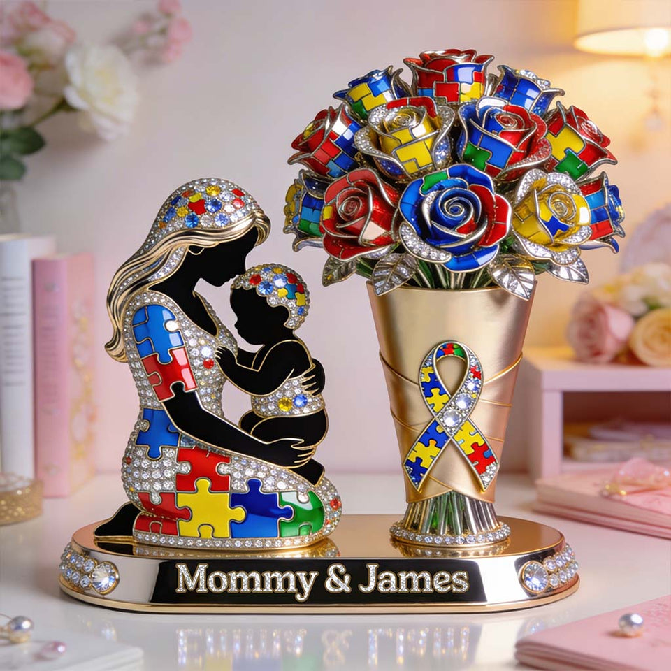 Custom Any Photo - Personalized Autism Awareness Custom Shaped Acrylic Plaque