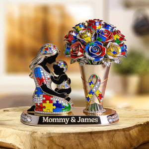 Custom Any Photo - Personalized Autism Awareness Custom Shaped Acrylic Plaque