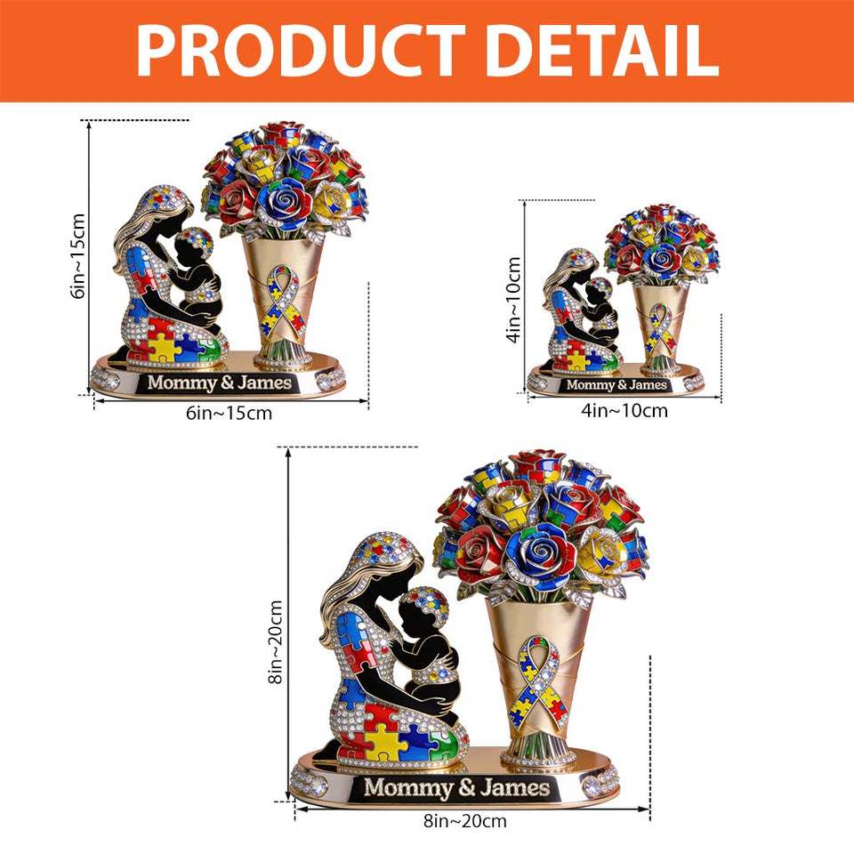 Custom Any Photo - Personalized Autism Awareness Custom Shaped Acrylic Plaque