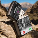 Briquet commémoratif personnalisé « L'appel que j'aurais aimé recevoir »