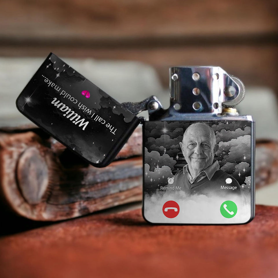 Briquet commémoratif personnalisé « L'appel que j'aurais aimé recevoir »